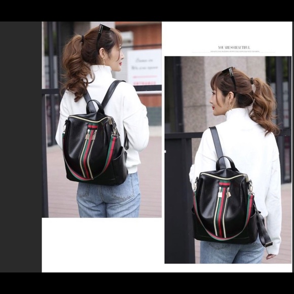Mini Double Strap Oxford Backpack 🎒 - Picture 10 of 12